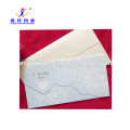 Free Samples Recyclable Fold Wedding Invitation Card With Envelope Pocket, Folded Paper Cards
